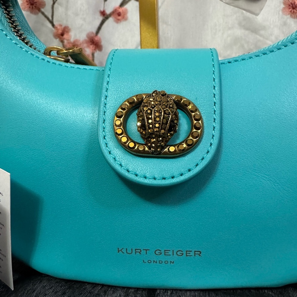 KURT GEIGER Turquoise Shoulder Bag - Picture 4 of 13